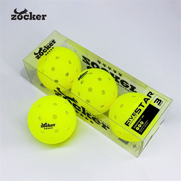 Bóng thi đấu Pickleball Zocker Five Star (Hôp 3 Quả)